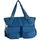 Damentasche Handtasche Sydney Microfaser Californiablau 37x24x14 cm 0,540 Kg
