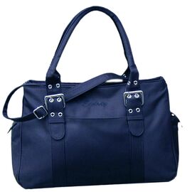 Damentasche Schultertasche Handtasche Sydney Polyester Marineblau 36x25x10 cm 0,520 Kg