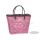 Flechttasche Freizeittasche Tasche Fabrizio rosa 30/41x30x13 cm
