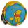 Kinderbörse Winnie The Pooh Disney taubenblau Motiv Winne The Pooh 8x3 cm