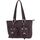 Damentasche Handtasche Tasche Sydney Microfaser Dunkelbraun 35x25x13 cm 0,450 Kg
