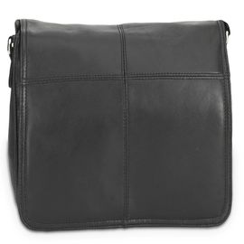 Schultertasche Tasche Fabrizio Feinsynthetik schwarz 27x21x12 cm 0,55 Kg