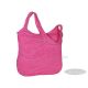 H&auml;keltasche Schultertasche Tasche Fabrizio pink 34 x...