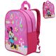 Kinderrucksack Minnie Mouse Kindergarten Rucksack Tasche Disney rosa 28x22x10 cm