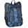 Rucksack Schulrucksack Tasche Snake Elephant Unisex blau/schwarz 32x44x22 cm