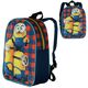 Kindergartenrucksack Minions Rucksack Tasche feuerrot/marineblau 23x29x10 cm
