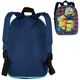 Kindergartenrucksack Minions Rucksack Tasche feuerrot/marineblau 23x29x10 cm