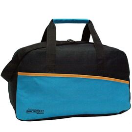 Sporttasche Tasche Southwest Bound schwarz/hellblau Polyester 47x28x22 cm